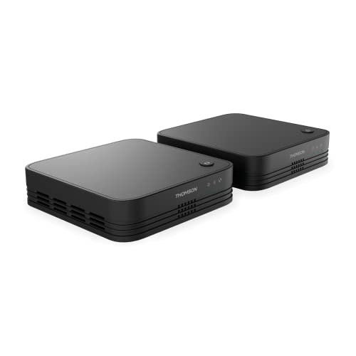 Thomson WLAN Verstärker, Wi-Fi MESH Home Kit 1200, 2 WLAN Mesh Extender, Access Points, Repeater 1200 Mbit/s, Flächenabdeckung bis zu 200m2, 3X Ethernet-Anschlüsse, THM1200KIT Thomson WLAN Verstärker, Wi-Fi MESH Home Kit 1200, 2 WLAN Mesh Extender, Access Points, Repeater 1200 Mbit/s, Flächenabdeckung bis zu 200m2, 3X Ethernet-Anschlüsse, THM1200KIT von Thomson