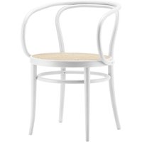 Stuhl Bugholz 209 weiß lasiert von Thonet