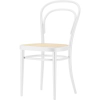 Stuhl Bugholz 214 weiß gebeizt von Thonet