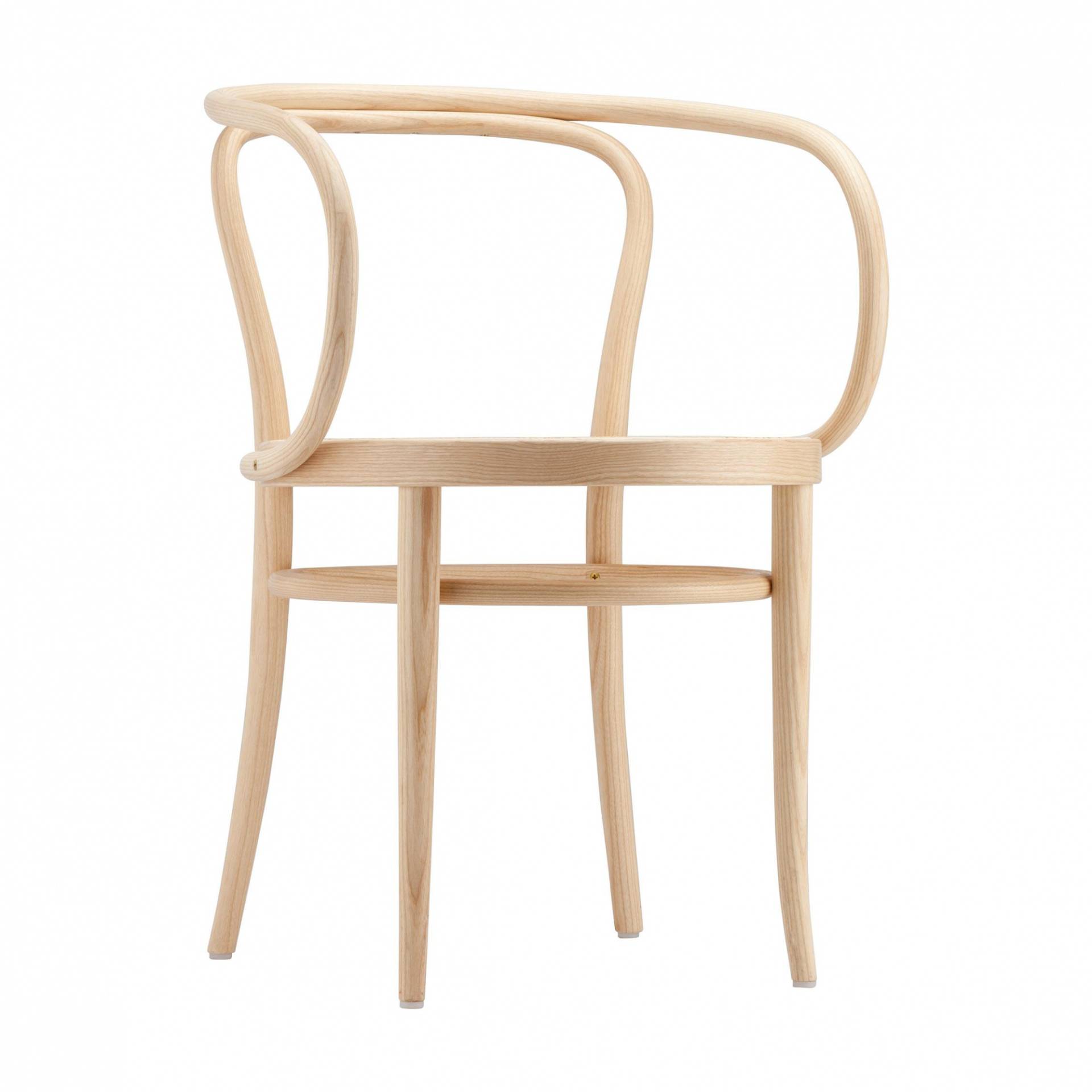 Thonet - 209 M Pure Materials Bugholz-Armlehnstuhl - esche hell/geölt/BxHxT 54x75x57cm von Thonet