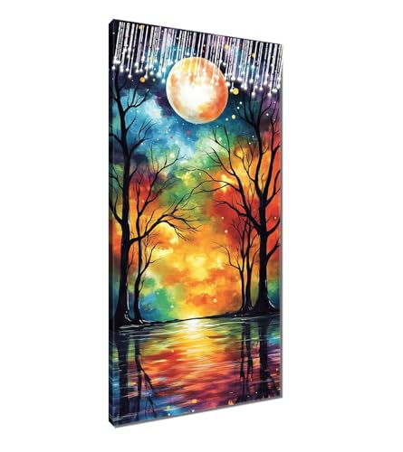 Diamond Painting XXL 80x160 cm, 5D Diamant Painting Bilder Mond Diamant Malerei Cross Stitch Stickerei Bastelset Erwachsene, Baum Diamond-Painting Erwachsene mit Zubehör für Wanddeko Zuhause T3-1285 Diamond Painting XXL 80x160 cm, 5D Diamant Painting Bilder Mond Diamant Malerei Cross Stitch Stickerei Bastelset Erwachsene, Baum Diamond-Painting Erwachsene mit Zubehör für Wanddeko Zuhause T3-1285 von Thooaixy