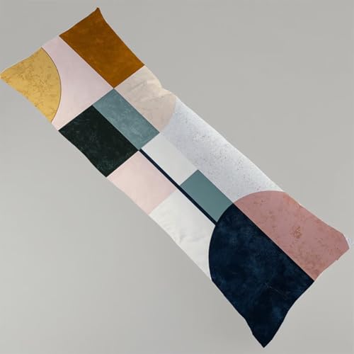 Kissenbezug 30x90 cm Abstrakt 1er Set Seitenschläferkissen Bezug 30 x 90 cm, Beidseitiger Druck Nordisch Muster Body Pillow Weiche Samt Side Sleeper Pillow Case mit Reißverschluss Langes Kissen Y4-159 Kissenbezug 30x90 cm Abstrakt 1er Set Seitenschläferkissen Bezug 30 x 90 cm, Beidseitiger Druck Nordisch Muster Body Pillow Weiche Samt Side Sleeper Pillow Case mit Reißverschluss Langes Kissen Y4-159 von Thooaixy