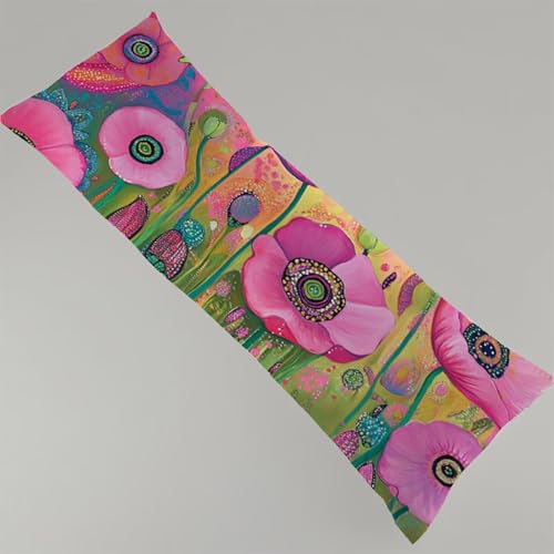 Kissenbezug 30x90 cm Lila 1er Set Seitenschläferkissen Bezug 30 x 90 cm, Beidseitiger Druck Blume Muster Body Pillow Samt Side Sleeper Pillow Case mit Verdecktem Reißverschluss Langes Kissen Y4-168 Kissenbezug 30x90 cm Lila 1er Set Seitenschläferkissen Bezug 30 x 90 cm, Beidseitiger Druck Blume Muster Body Pillow Samt Side Sleeper Pillow Case mit Verdecktem Reißverschluss Langes Kissen Y4-168 von Thooaixy