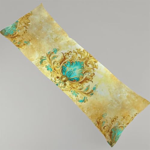 Kissenbezug 40x120 cm Braun 1er Set Seitenschläferkissen Bezug 40 x 120 cm, Beidseitiger Druck Klassisch Muster Body Pillow Weiche Samt Side Sleeper Pillow Case mit Reißverschluss Langes Kissen Y4-174 Kissenbezug 40x120 cm Braun 1er Set Seitenschläferkissen Bezug 40 x 120 cm, Beidseitiger Druck Klassisch Muster Body Pillow Weiche Samt Side Sleeper Pillow Case mit Reißverschluss Langes Kissen Y4-174 von Thooaixy