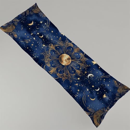 Kissenbezug 40x145 cm Marineblau 1er Set Seitenschläferkissen Bezug 40 x 145 cm, Beidseitiger Druck Abstrakt Muster Body Pillow Samt Side Sleeper Pillow Case mit Reißverschluss Langes Kissen Y4-155 Kissenbezug 40x145 cm Marineblau 1er Set Seitenschläferkissen Bezug 40 x 145 cm, Beidseitiger Druck Abstrakt Muster Body Pillow Samt Side Sleeper Pillow Case mit Reißverschluss Langes Kissen Y4-155 von Thooaixy