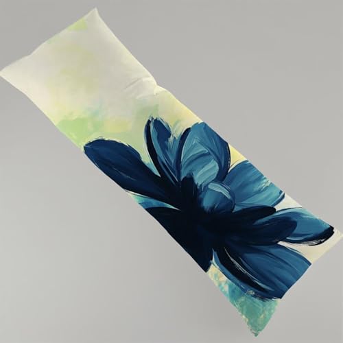Kissenbezug 60x180 cm Marineblau 1er Set Seitenschläferkissen Bezug 60 x 180 cm, Beidseitiger Druck Blume Muster Body Pillow Weiche Samt Side Sleeper Pillow mit Reißverschluss Langes Kissen Y4-165 Kissenbezug 60x180 cm Marineblau 1er Set Seitenschläferkissen Bezug 60 x 180 cm, Beidseitiger Druck Blume Muster Body Pillow Weiche Samt Side Sleeper Pillow mit Reißverschluss Langes Kissen Y4-165 von Thooaixy