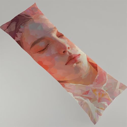 Kissenbezug 60x180 cm Rosa 1er Set Seitenschläferkissen Bezug 60 x 180 cm, Beidseitiger Druck Frau Muster Body Pillow Weiche Samt Side Sleeper Pillow Case mit Reißverschluss Langes Kissen Y4-106 Kissenbezug 60x180 cm Rosa 1er Set Seitenschläferkissen Bezug 60 x 180 cm, Beidseitiger Druck Frau Muster Body Pillow Weiche Samt Side Sleeper Pillow Case mit Reißverschluss Langes Kissen Y4-106 von Thooaixy