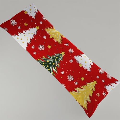 Seitenschläferkissen Bezug 145 x 40 cm Weihnachten Kissenbezug Baum Schwangerschafts Kissen, Leinen Kopfkissenbezug Verdecktem Zip Lang Pillow Case Atmungsaktiv Seitenschläfer Body Pillow Y4-180 Seitenschläferkissen Bezug 145 x 40 cm Weihnachten Kissenbezug Baum Schwangerschafts Kissen, Leinen Kopfkissenbezug Verdecktem Zip Lang Pillow Case Atmungsaktiv Seitenschläfer Body Pillow Y4-180 von Thooaixy