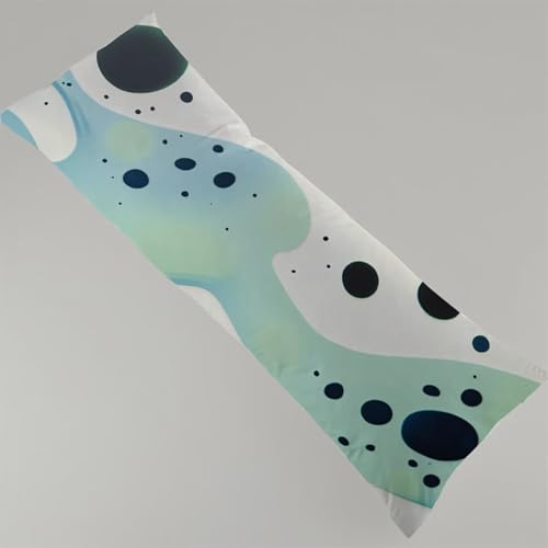 Seitenschläferkissen Bezug 180 x 60 cm Salbei Kissenbezug Abstrakt Schwangerschafts Kissen, Leinen Kopfkissenbezug Verdecktem Zip Lang Pillow Case Atmungsaktiv Weich Seitenschläfer Body Pillow Y4-107 von Thooaixy