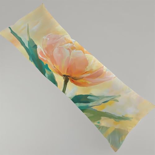 Seitenschläferkissen Bezug 90 x 30 cm Beige Kissenbezug Blume Schwangerschafts Kissen, Leinen Kopfkissenbezug Verdecktem Zip Lang Pillow Case Atmungsaktiv und Weich Seitenschläfer Body Pillow Y4-157 Seitenschläferkissen Bezug 90 x 30 cm Beige Kissenbezug Blume Schwangerschafts Kissen, Leinen Kopfkissenbezug Verdecktem Zip Lang Pillow Case Atmungsaktiv und Weich Seitenschläfer Body Pillow Y4-157 von Thooaixy