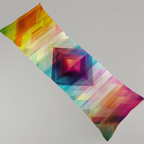 Seitenschläferkissen Bezug 90 x 30 cm Bunt Kissenbezug Geometrie Schwangerschafts Kissen, Leinen Kopfkissenbezug Verdecktem Zip Lang Pillow Case Atmungsaktiv Weich Seitenschläfer Body Pillow Y4-136 Seitenschläferkissen Bezug 90 x 30 cm Bunt Kissenbezug Geometrie Schwangerschafts Kissen, Leinen Kopfkissenbezug Verdecktem Zip Lang Pillow Case Atmungsaktiv Weich Seitenschläfer Body Pillow Y4-136 von Thooaixy