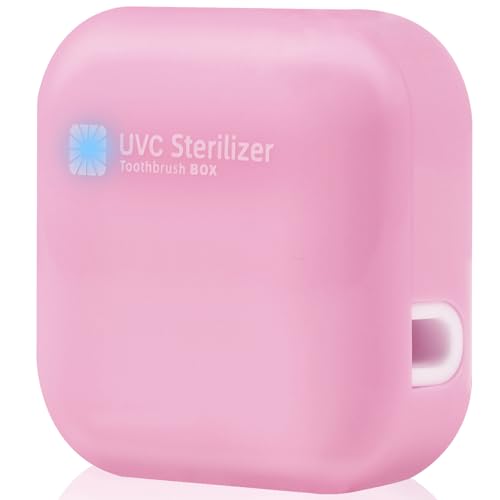 Thopeb UV-C Toothbrush Sanitizer Portable Steriliser Cover Holder and Case for Any Size Toothbrush - Pink Thopeb UV-C Toothbrush Sanitizer Portable Steriliser Cover Holder and Case for Any Size Toothbrush - Pink von Thopeb