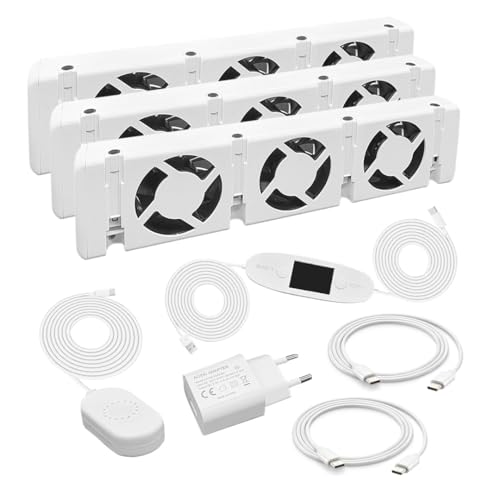 Thor Tools Heizungsventilator V 5 Smart Booster Energiesparen mit Heizkörperventilatoren Heizkosten sparen bis zu 25% [Energy Class A+] von Thor Tools