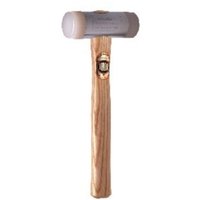 Thor - ex Hammer mit Nylon Einsätze, Rund (ø) 25 mm, 250 g, mit Holzstiel von Thor