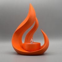 Feuer Element Led Teelichthalter - Avatar Inspiriert Spirituelle Flamme 3D Druck Dekoration Mehrfarbig Feuer Element Led Teelichthalter - Avatar Inspiriert Spirituelle Flamme 3D Druck Dekoration Mehrfarbig von ThorLabCreations