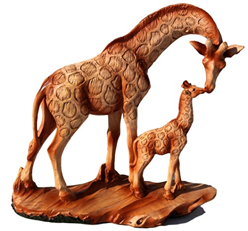 Thorness Auffällige, freistehende, anmutige Giraffe und Kalb, dekorative Ornamente, Giraffen-Geschenke für Damen, Herren, Mädchen, Jungen, Giraffenliebhaber, Geschenk, Geburtstag, Freundschaft, von Thorness