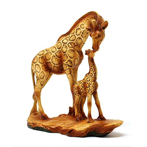 Thorness Auffällige, freistehende, anmutige Giraffe und Kalb, dekorative Ornamente, Giraffen-Geschenke für Damen, Herren, Mädchen, Jungen, Giraffenliebhaber, Geschenk, Geburtstag, Freundschaft, von Thorness