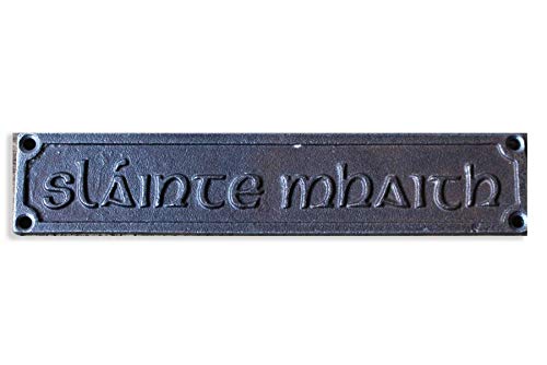 Gusseisen gute Gesundheit Gälisch Wandtafel Türschild Gusseisen gute Gesundheit Gälisch Wandtafel Türschild von Thorness