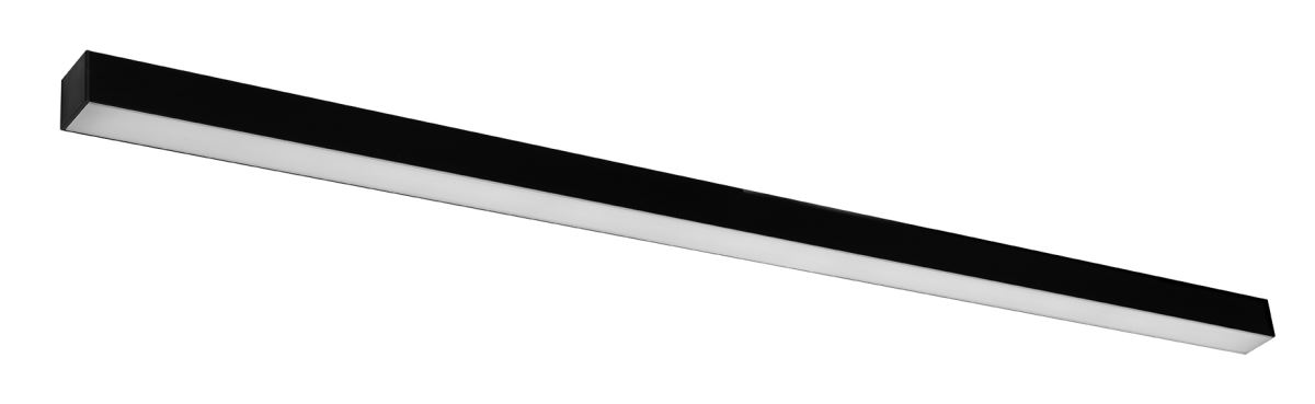 Thoro Pinne 150 LED Wandlampe schwarz 7200lm 3000K 150x6x6cm von Thoro