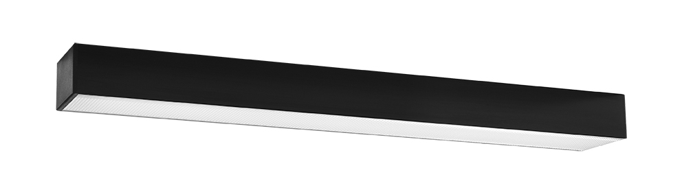 Thoro Pinne 67 LED Deckenlampe schwarz 3179lm 4000K 67x6x6cm von Thoro