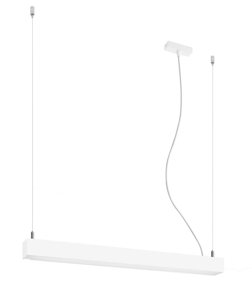 Thoro Pinne 67 LED Hängelampe weiß 3179lm 3000K 67x6x150cm von Thoro