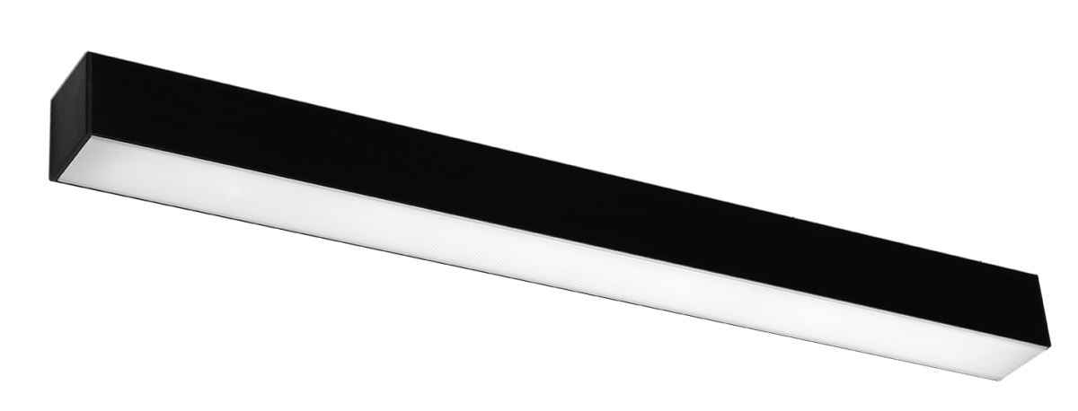 Thoro Pinne 67 LED Wandlampe schwarz 3179lm 3000K 67x6x6cm von Thoro
