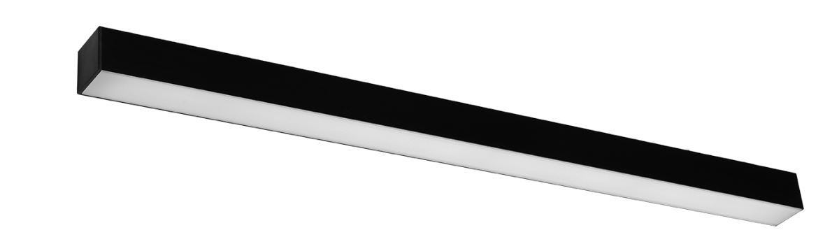 Thoro Pinne 90 LED Wandlampe schwarz 4600lm 4000K 90x6x6cm von Thoro