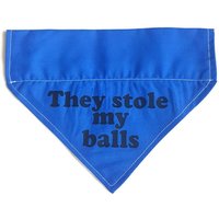 Handgemachtes Hunde - Oder Katzen-Bandana, Kann Mit Namen Unterschiedlicher Phrase Personalisiert Werden. Lustiger "They Stole My Balls" Haustier von ThorsCustomThreads