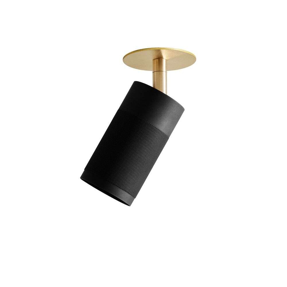 Thorup Copenhagen - Patrone Recessed Deckenleuchte w/Coverplate Black Browned Brass Thorup Copenha von Thorup Copenhagen