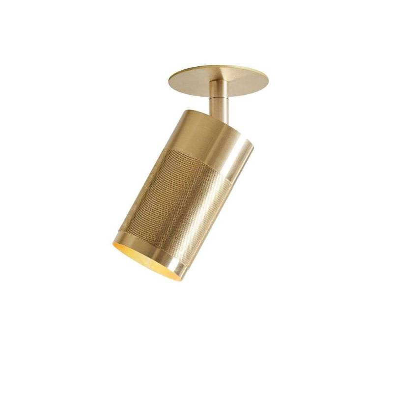 Thorup Copenhagen - Patrone Recessed Deckenleuchte w/Coverplate Solid Brass von Thorup Copenhagen