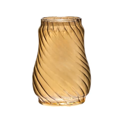 Thous Winds Schirm für Petroleumlampe, Öllampe Lampenschirm aus Hitzebeständigem Glas, Petroleumlampe Ersatzschirm für “Dämmerung” Kerosin Laterne (Bernstein) von Thous Winds