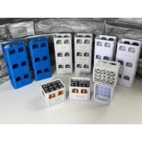 Batteriehalter in Bierkasten-Optik - Stapelbar & Stylisch Für 12x Aa Oder 20x Aaa Batterien 3D-Druck Aus Pla Batteriehalter in Bierkasten-Optik - Stapelbar & Stylisch Für 12x Aa Oder 20x Aaa Batterien 3D-Druck Aus Pla von Thoxo3D