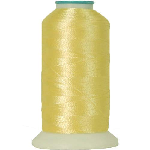 Threadart Polyester-Maschinenstickgarn an der Spule, Nr. 152, Zitrone, 1000 m, 40 W, Hunderte von Farboptionen von Threadart