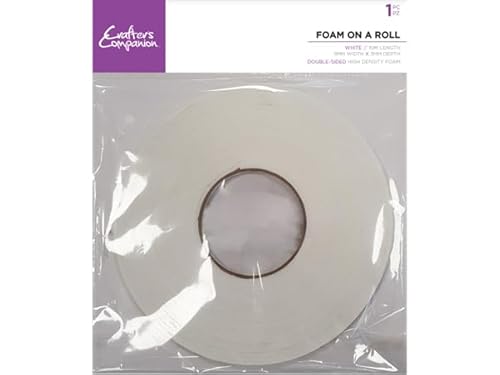 Crafter's Companion CC-FOAM-ROL-10 Schaumstoff auf einer Rolle, 10 m, Weiß von Threaders
