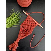 Mini Macrame Air Plant Oder Edelstein Aufhänger Mini Macrame Air Plant Oder Edelstein Aufhänger von ThreadsofHopeBtq