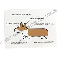Anatomie Des Corgis Aufkleber Anatomie Des Corgis Aufkleber von ThreeCheersForCorgis