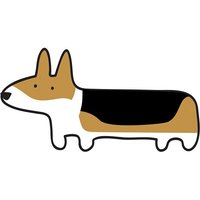 Corgis Auto Fenster Aufkleber - Tri Farbig Corgis Auto Fenster Aufkleber - Tri Farbig von ThreeCheersForCorgis