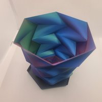 Zig-Zag Blumentopf/Übertopf - Umweltfreundliches, Nachhaltiges, Biologisch Abbaubares Kunststoff Geschenk Präsent 3D Gedruckt 14 Farben von ThreeDeco