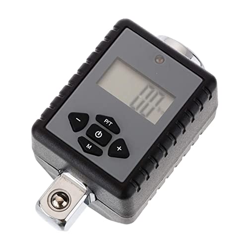 ThreeH 1/4 Zoll Digital Drehmomentadapter (0,22-22,1 ft-lb/0,3-30 Nm) mit Summer und LED Blitz 1/4 Zoll Antrieb Digitaler Drehmomentschlüssel Konverter von ThreeH