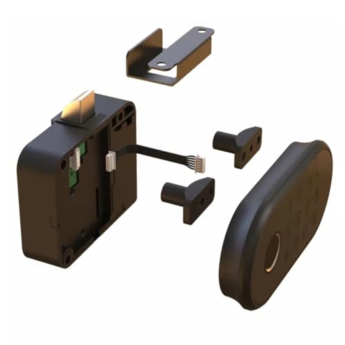 ThreeH RFID Lock Elektronisches Fingerabdruck-Schrankschloss Diebstahlsicherung Warnung bei niedrigem Batteriestand DIY Holzmöbel Privatsphäre für Home Office von ThreeH