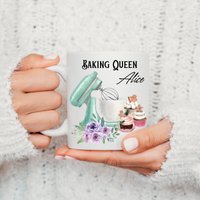 Backen Königin, Baker Becher, Geschenk Geschenk, Koch Bäcker Cupcake Geschenke, Für Sie, Mutter, Nana Uk von ThreeQuarks