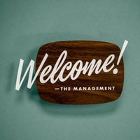 Mid-Century Willkommensschild - Individuell Ihr Text Laser Geschnittene Typografie Retro Moderne Schriftbeschriftung von ThreeStepsAhead