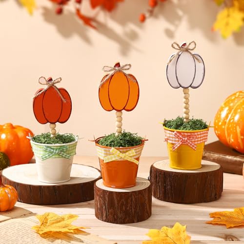 Threehoney 3 Stück Thanksgiving Kürbis Künstliche Topfpflanzen Dekorationen Herbst Dekorationen Holz Kürbis Schilder Ständer Fake Moos mit Strohschleife für Zuhause Schreibtisch Party Ernte Threehoney 3 Stück Thanksgiving Kürbis Künstliche Topfpflanzen Dekorationen Herbst Dekorationen Holz Kürbis Schilder Ständer Fake Moos mit Strohschleife für Zuhause Schreibtisch Party Ernte von Threehoney