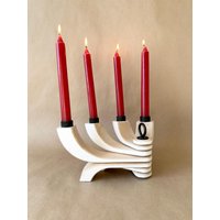 Design House Stockholm - Nordic Light Kerzenständer Weiß 4-Armig von Thrift24