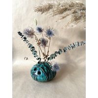 studio Keramik Ikebana Blumenvase, Skandinavisch von Thrift24
