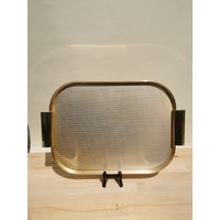 Kaymet Serviertablett Made in England Gold von ThriftedThingsBazar