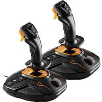 Thrustmaster T.16000M Space Sim Duo Stick Flugsimulator-Joystick PC Schwarz, Orange von Thrustmaster