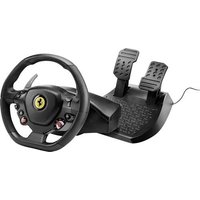 Thrustmaster T80 Ferrari 488 GTB Edition Lenkrad PlayStation 4 Schwarz inkl. Pedale, Schraubbefestig von Thrustmaster