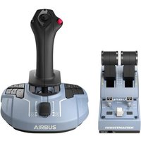 Thrustmaster TCA Officer Pack Airbus Edition Joystick USB PC Blau, Schwarz inkl. Schieberegler von Thrustmaster