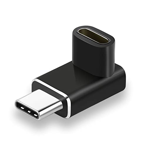 Thsucords 90 Grad USB C Winkeladapter, UP&Down 100W 20Gbps USB Typ C 3.2 Gen2 Stecker auf Buchse 4K Video Extension Extender für Steam Deck, Switch, MacBook Thsucords 90 Grad USB C Winkeladapter, UP&Down 100W 20Gbps USB Typ C 3.2 Gen2 Stecker auf Buchse 4K Video Extension Extender für Steam Deck, Switch, MacBook von Thsucords